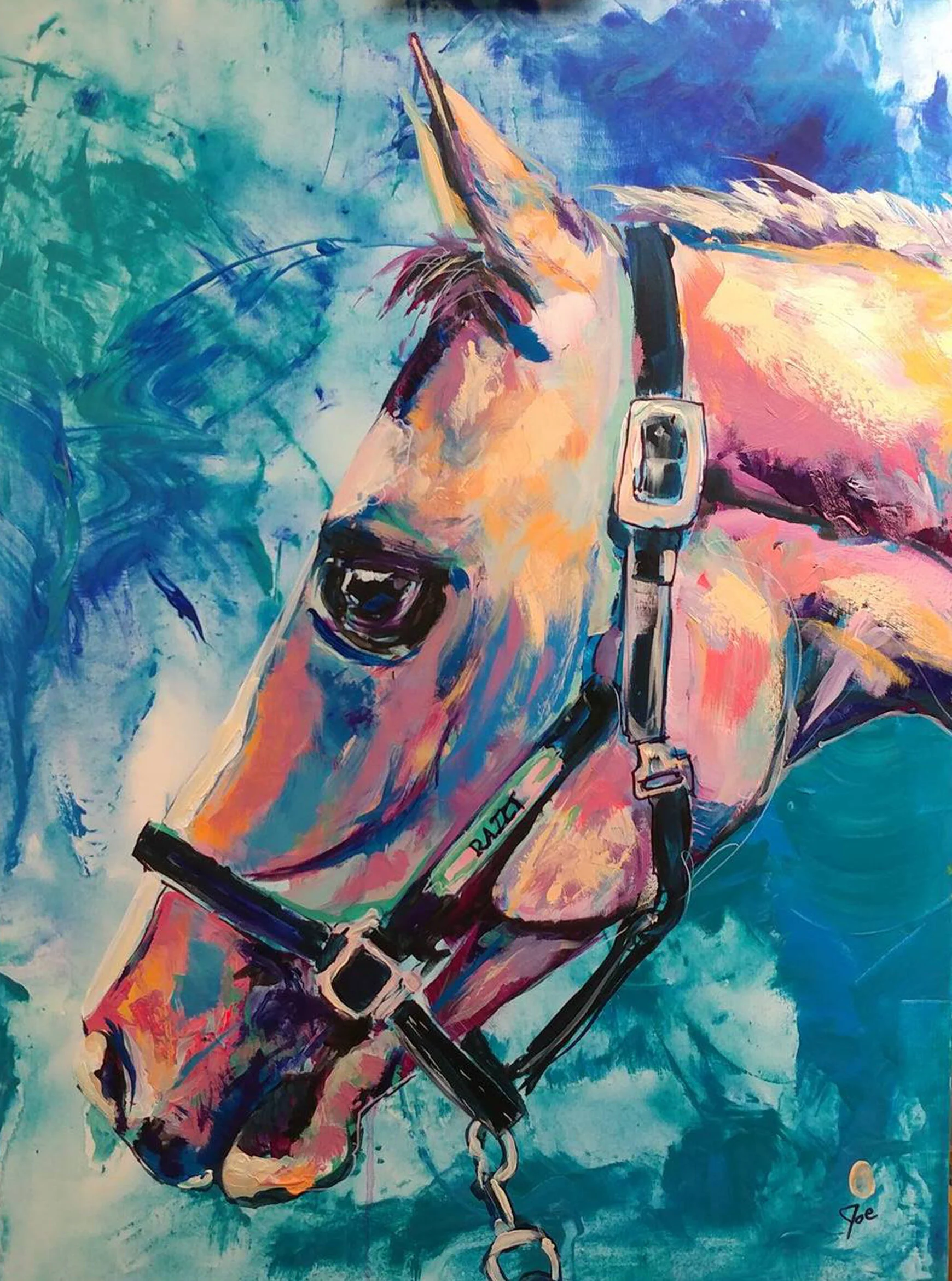 Horse (side profile) — Joe Everson Art